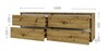 IDEA skříňka pod TV 1600, Oak Artisan / Nimfea alba