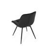 Jídelní židle, černá, látka, HC-T1130 BK2