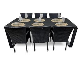 Zahradní sestava 6+1B černá