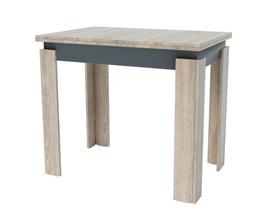 Jídelní stůl rozkládací MANZINI 90x60 cm dub sonoma/antracit