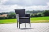 Zahradní ratanové křeslo (2ks) HAMBURG antracit