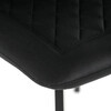 Jídelní židle, černá, sametová látka, DCL-973 BK4