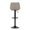 Barová židle, béžová, látka,AUB-V3066 LAN3