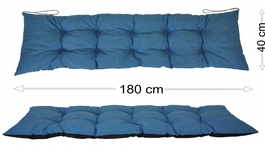 Podsedák 180x40 tyrkysový melír