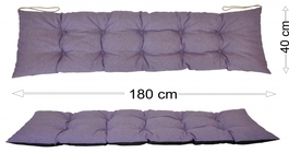 Podsedák 180x40 fialový melír