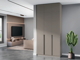 ELEGANT D vysoká šatní skříň, toffee