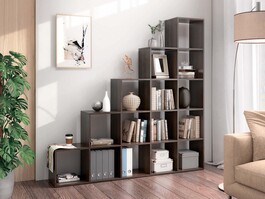 S 11 široký regál, ořech macadamia