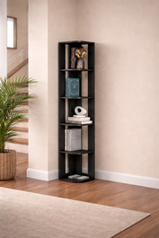 S 12 rohový regál, antracit