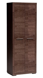 Policová skříň 2-dveřová VEGAS V-35 dub santana tmavá