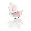 Dětská židle, výškově nastavitelná, růžová síťovina, KA-W8008 PINK