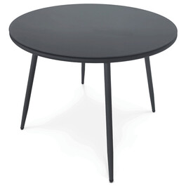 Zahradní stůl 90x90cm, kov, šedá, AZT-L1352 GREY