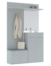 ARMADI II předsíňová stěna šedá činčila