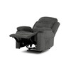 Polohovací křeslo, šedá, látka, TV-4086 GREY2