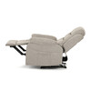 Polohovací křeslo, béžová, látka, TV-4086 LAN2
