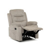 Polohovací křeslo, béžová, látka, TV-4086 LAN2