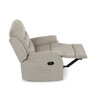 Polohovací křeslo, béžová, látka, TV-4086 LAN2