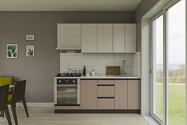 Kuchyňská linka 200 AMALIE nymphaea alba/clay grey