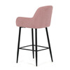 Barová židle, růžová, látka,AUB-V4009 PINK6