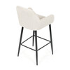 Barová židle, béžová, látka,AUB-V4009 CRM6
