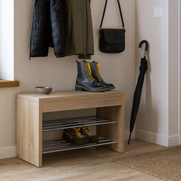 Botník, mdf, hnědá, 83168-10 SON