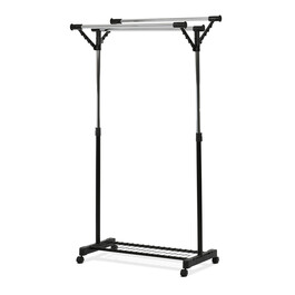 Stojan na šaty, kov, černá, 84521 BK