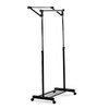 Stojan na šaty, kov, černá, 84511 BK