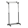 Stojan na šaty, kov, černá, 84511 BK