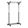 Stojan na šaty, kov, černá, 84521 BK