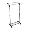 Stojan na šaty, kov, černá, 84511 BK