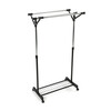 Stojan na šaty, kov, černá, 84521 BK