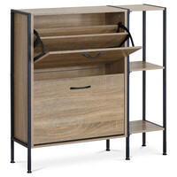 Botník, mdf, hnědá, ABO-G1008 OAK