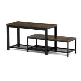 Botník, mdf, hnědá, ABO-W2124 OLW