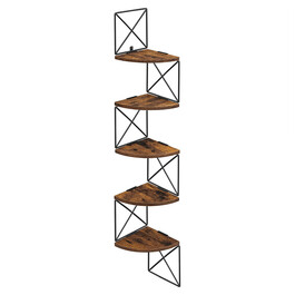 Polička, mdf, hnědá, ABP-E1051 OLW