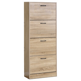 Botník, mdf, hnědá, ABO-G1018 OAK