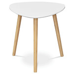 Konferenční stolek 40x40x41cm, mdf, bílá, AF-1132 WT