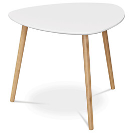 Konferenční stolek 55x55x45cm, mdf, bílá, AF-1134 WT