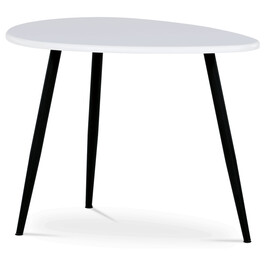 Odkládací stolek 60x40x45cm, mdf, bílá, AF-3011 WT