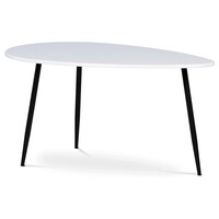 Odkládací stolek 100x60x50cm, mdf, bílá, AF-3012 WT