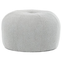 Taburet, šedá, látka bouclé, AK-307 GREY2