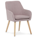 Jídelní židle, růžová, látka, AK-310 PINK2