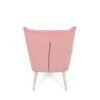 Křeslo ušák, růžová, manšestrová látka, AK-314 PINK2