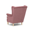 Křeslo ušák, růžová látka, AK-388 PINK2