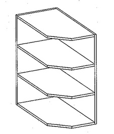 WPO horní otevřený roh GREY levý