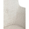 Křeslo ušák, béžová, látka bouclé, AK-W1206 CRM2