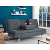 Trojmístná pohovka, šedá, látka, ASB-4720 GREY2