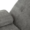 Trojmístná rozkládací pohovka, šedá, látka, ASB-C3034 GREY2