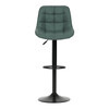 Barová židle, zelená, látka,AUB-V3066 GRN3