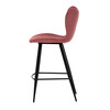 Barová židle, červená, látka,AUB-1068 RED2