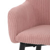 Barová židle, růžová, látka,AUB-V4009 PINK6