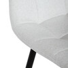 Barová židle, bílá, látka,AUB-X7015 WT2